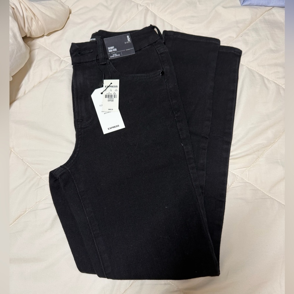Express black Skinny High-Rise Jeans